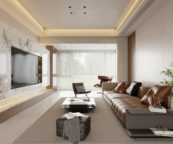 Modern A Living Room-ID:416393046