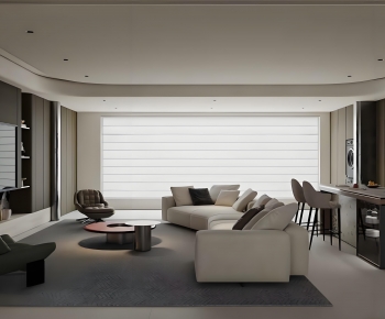 Modern A Living Room-ID:208336111