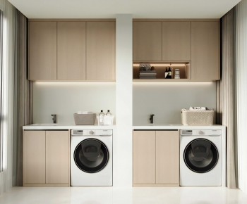 Modern Laundry Cabinet-ID:764113904