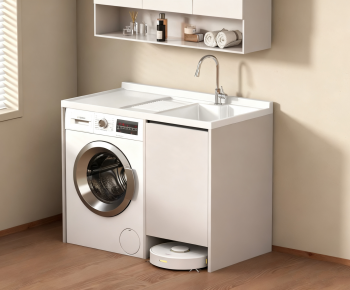 Modern Laundry Cabinet-ID:532497888