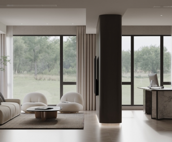 Modern A Living Room-ID:160284043