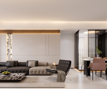 Modern A Living Room-ID:739710396