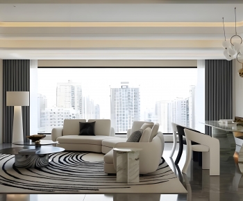 Modern A Living Room-ID:584747086