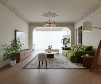 French Style A Living Room-ID:934065102