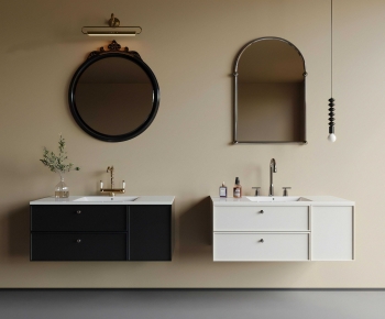 French Style Bathroom Cabinet-ID:656641017