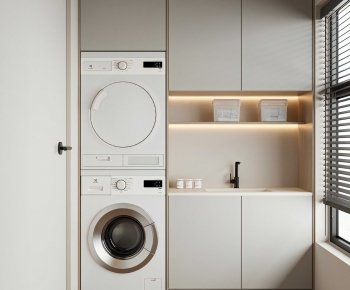 Modern Laundry Cabinet-ID:151587015