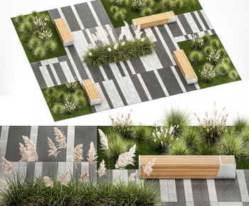 Modern Park Landscape-ID:526510003