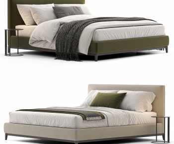 Modern Double Bed-ID:665373091