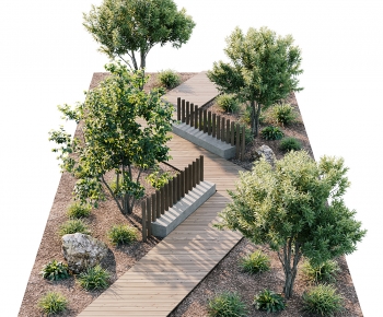 Modern Park Landscape-ID:487977981