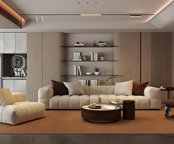 Modern A Living Room-ID:729648116