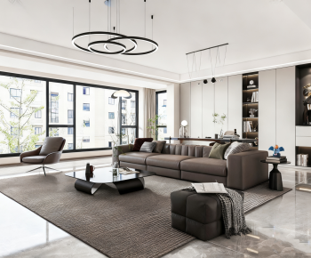 Modern A Living Room-ID:948979946