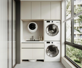 Modern Laundry Cabinet-ID:577549959