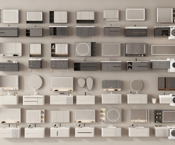 Modern Bathroom Cabinet-ID:599080097