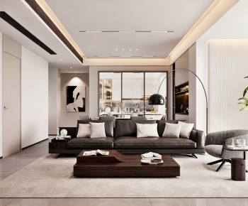 Modern A Living Room-ID:653506048