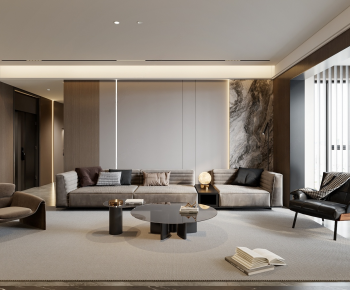 Modern A Living Room-ID:755691059