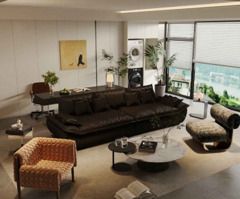 Modern A Living Room-ID:829646114