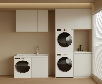 Modern Laundry Cabinet-ID:102334986