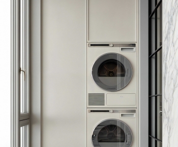 Modern Laundry Cabinet-ID:107392078