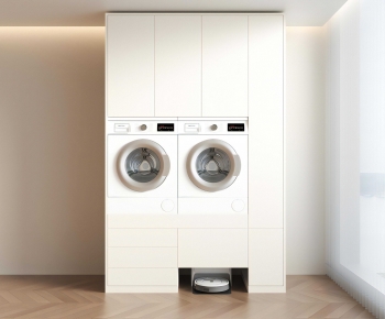 Modern Laundry Cabinet-ID:335201983