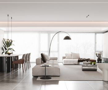 Modern A Living Room-ID:734612943