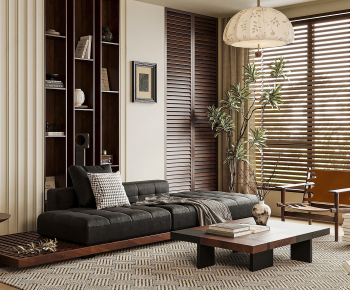 Retro Style A Living Room-ID:181147108