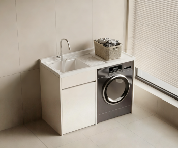 Modern Laundry Cabinet-ID:867899892