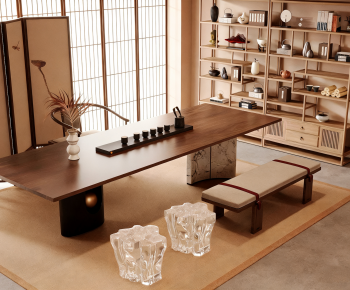 New Chinese Style Tea Tables And Chairs-ID:107893948