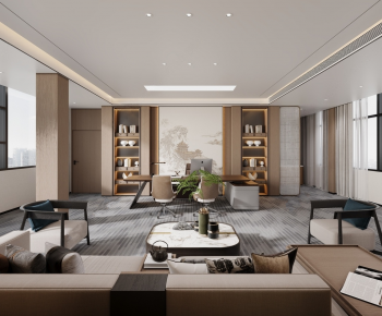 New Chinese Style Manager's Office-ID:416460083