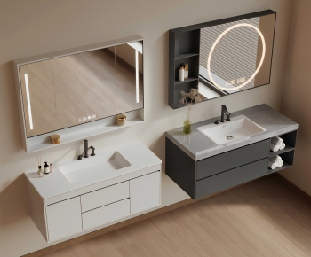 Modern Bathroom Cabinet-ID:453152897