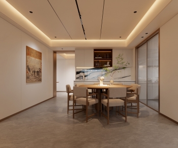 New Chinese Style Dining Room-ID:865187884