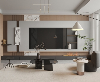 Modern A Living Room-ID:743397001