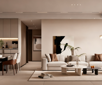 Modern A Living Room-ID:755848885