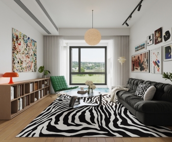 Modern A Living Room-ID:356352093