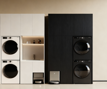 Modern Laundry Cabinet-ID:738101965