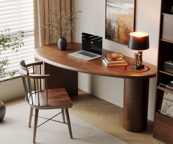 Modern Computer Desk And Chair-ID:820167065
