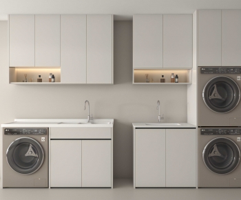 Modern Laundry Cabinet-ID:189872037
