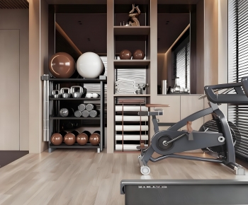 Modern Home Fitness Room-ID:472129119