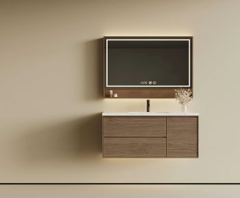 Wabi-sabi Style Bathroom Cabinet-ID:226310974