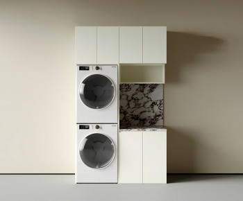 Modern Laundry Cabinet-ID:899090058