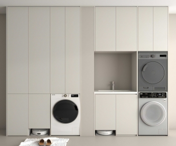 Modern Laundry Cabinet-ID:326447012