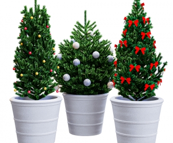 Modern Potted Green Plant-ID:599752907