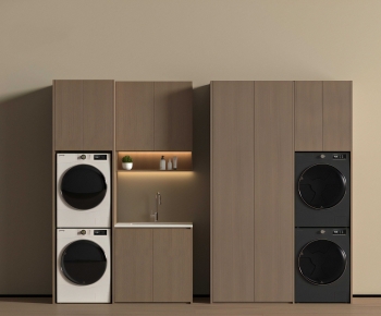 Modern Laundry Cabinet-ID:898226026