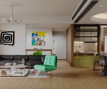 Modern A Living Room-ID:630049945