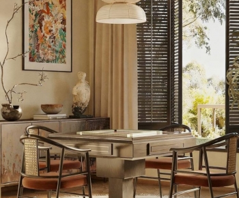 Wabi-sabi Style Chess And Card Room-ID:492392065