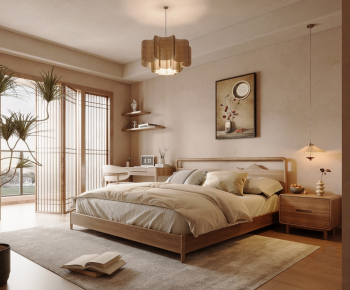 Japanese Style Bedroom-ID:499886994