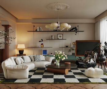 French Style A Living Room-ID:152928816