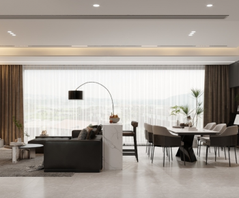 Modern A Living Room-ID:644916065