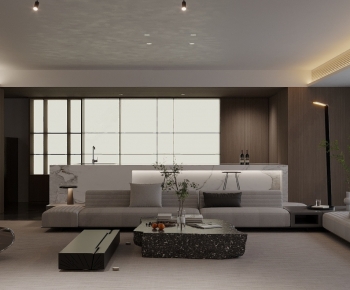 Modern A Living Room-ID:614037997