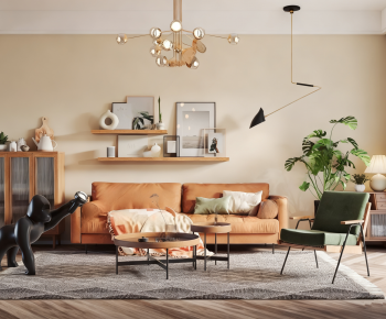 Modern A Living Room-ID:569660788