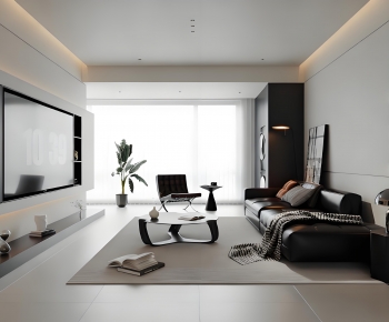 Modern A Living Room-ID:645863067